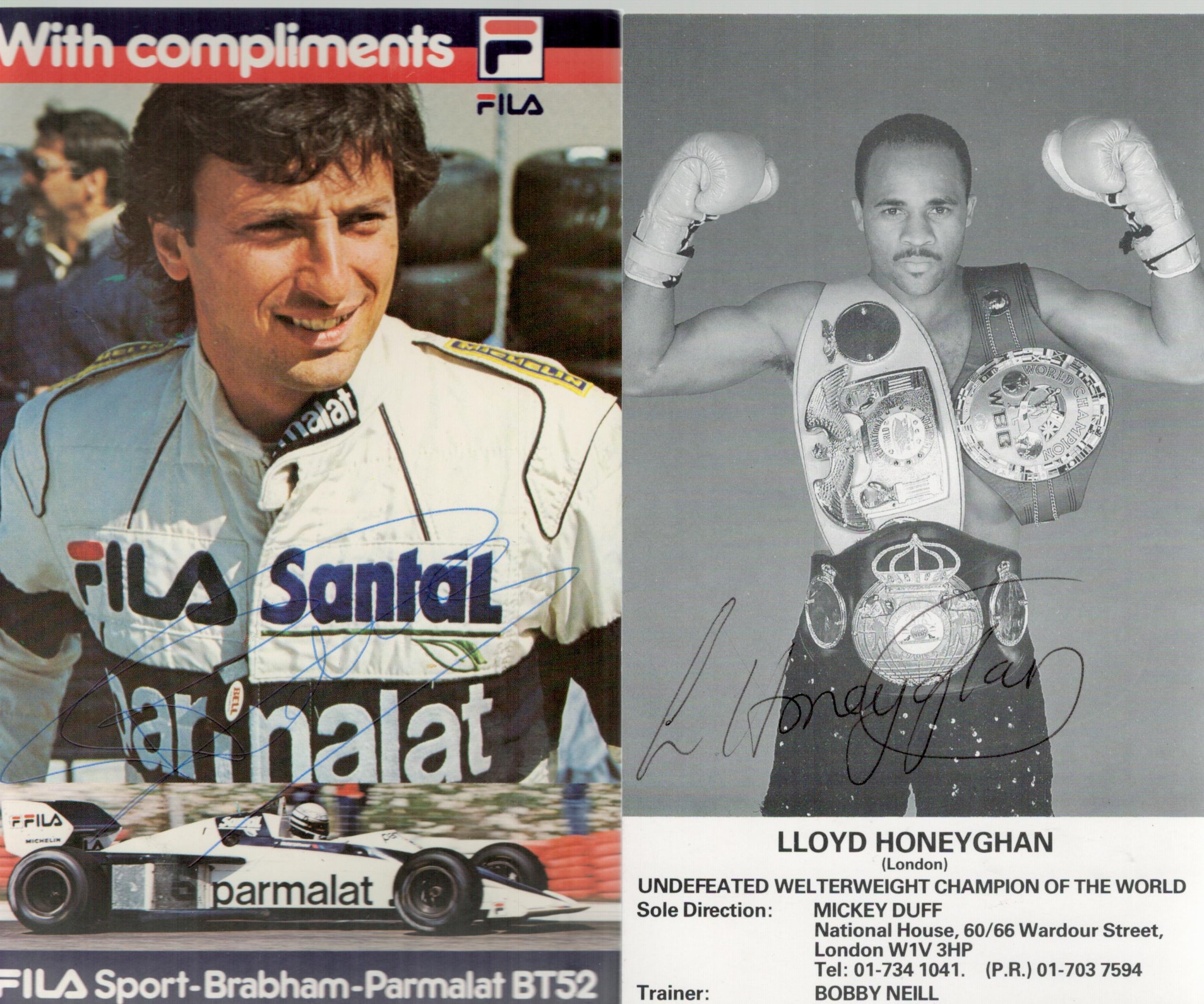 Sport Collection of 30 Signatures on Various Items Such as Photos, Promo Cards. Signatures Include