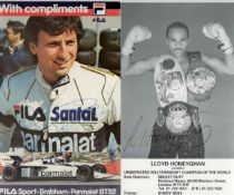 Sport Collection of 30 Signatures on Various Items Such as Photos, Promo Cards. Signatures Include