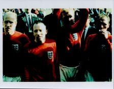 England 1966 Hero Ray Wilson Signed 10x8 inch Colour Photo. Good condition. All autographs come with
