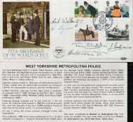 5 George Cross Winners Signed 150th Anniversary of the Modern Police Benhams First Day Cover.