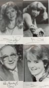 TV Soap Collection of 21 Printed Signatures on 6x3 inch Black and White Photos. Includes