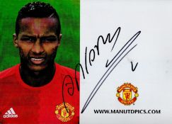 Football Antonio Valencia signed Manchester United 6x4 official photo card. Good condition. All