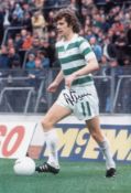 Autographed Alfie Conn 12 X 8 Photo : Col, Depicting Celtic Midfielder Alfie Conn In Full Length