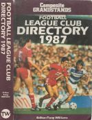 Football League Club Directory 1987. 1st edition Paperback book By Tony Williams. Published in 1986.