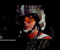 Angus MacInnes signed Gold Leader Star Wars 10x8 colour photo. Dedicated. Good condition. All