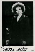 Eartha Kitt signed 6 x 4 inch young b/w photo. Good condition. All autographs come with a