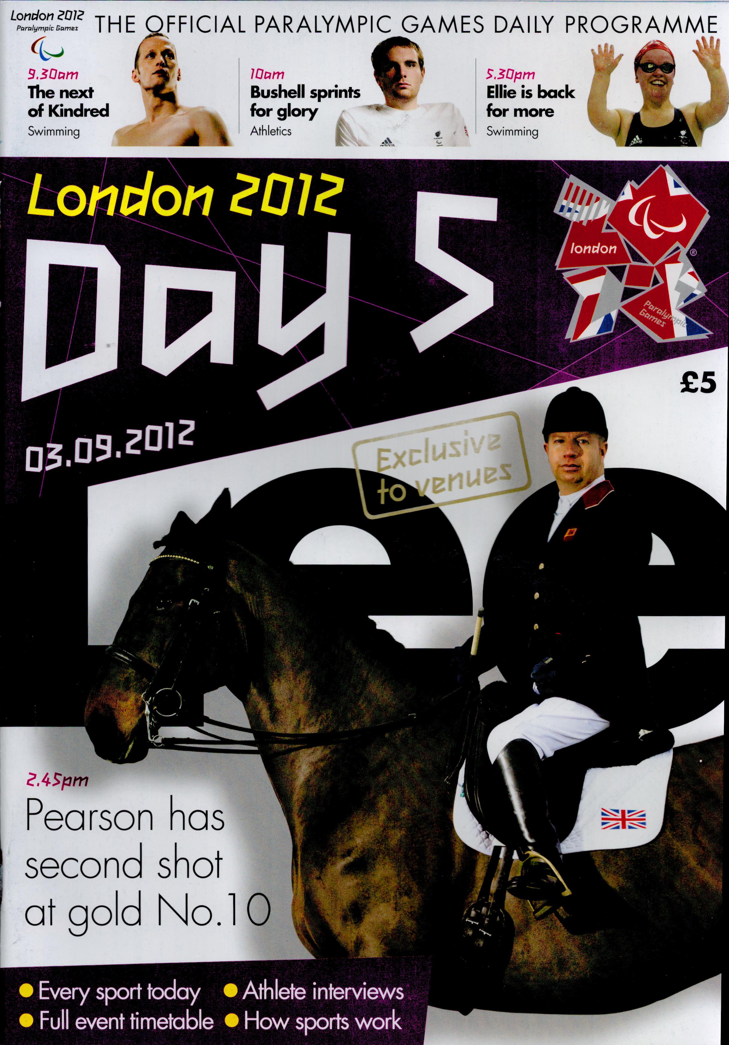 Olympics 2012 Collection of Day 1 to Day 11 Programmes. Good condition. All autographs come with a - Image 5 of 11