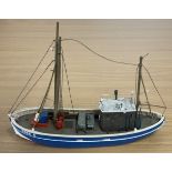 Model Fishing Boat D458 C by unknown manufacturer, some ageing good conditionWe combine postage on