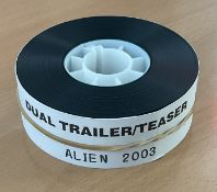 Alien 35 mm Cinema Film trailer 2003 from National Screen, complete with Identifying Band, good