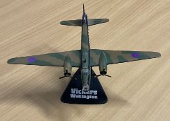 Vickers Wellington Die-Cast Model with Stand in good conditionWe combine postage on multiple winning