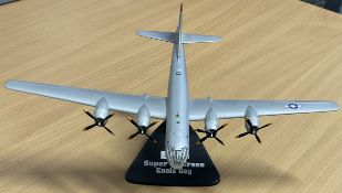 B29 Super Fortress Enola Gay Die-Cast Model with Stand in good conditionWe combine postage on