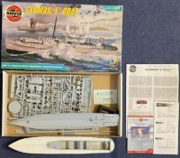 German "E" Boat Model Kit (Series 10 1:72) by Airfix appears to be complete in its original