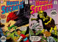 4 DC House Of Secrets comics Collection. Featuring a Mark Merlin Mystery. Jan NO. 28, DEC NO. 39,