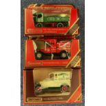 3 x Limited Edition Die-Cast Boxed Models of Yeasteryear by Matchbox 1984 1986, Includes 1912