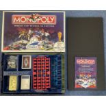 Monopoly World Cup France 98 Edition by Hasbro Inc 1997, appears complete and some internal contents