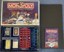 Monopoly World Cup France 98 Edition by Hasbro Inc 1997, appears complete and some internal contents