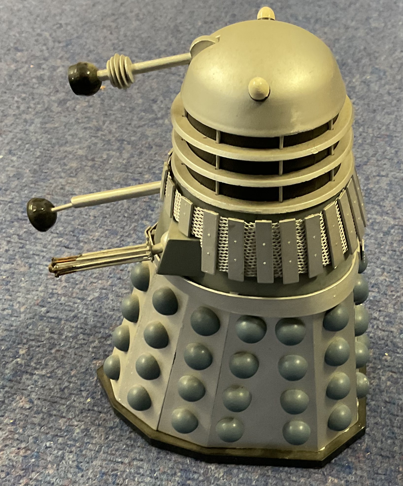 Dalek Model by Amerang approx 8 inches tall Silver in colour and made of Plastic good conditionWe - Image 2 of 2