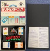 Superpoly De-Luxe Spanish Edition by Falomir Games, unused complete and some internal contents still