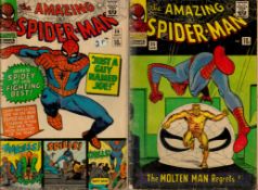 The Amazing Spider-Man by Marvel Comics Includes Vol 1 35 April 1966 and Vol 38 July 1966, both