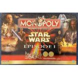 Monopoly Game. Star Wars Episode 1 Collector Edition. Produced in 1999 in Gwent. Includes 5