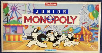 Waddingtons Junior Monopoly Game. Produced in 1991 in Great Britain. All contents inside used and in