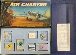 Air Charter Board Game by Waddingtons 1970 for 2 to 4 players appears to be complete in its original