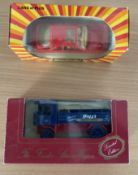 2 x Die-Cast Boxed Models one by Halls Bros (Whitefield) Ltd The Fowler Steam Wagon (Halls Mentho-