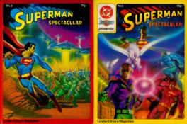 DC Superman collection of 5 Comics. #1 Superman Spectacular ISBN 0861730410, #2 Superman Spectacular