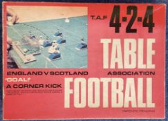T. A. F 4-2-4 Table Association Football. Produced in Guernsey by T. A. F Sports games. Content
