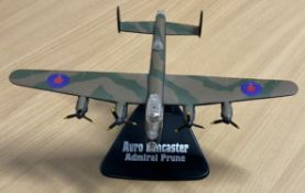 Avro Lancaster Admiral Prune Die-Cast Model with Stand in good conditionWe combine postage on
