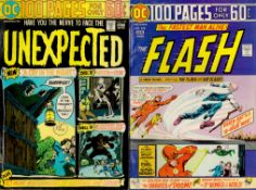 DC comics Collection of 4 comics includes Flash No. 232 Apr 31538 100 Pages, Unexpected No. 159