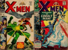 7 Marvel X Men Comic Collection. The X Men Cobalt Man 31 APR, X Men The Super Adaptoid Strikes 29