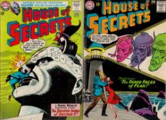 5 DC House Of Secrets comics collection. OCT NO. 62, APR NO. 65, AUG NO. 67, OCT NO. 68 and JUNE NO.