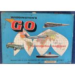 Waddington's GO, The international travel game. Produced in 1961 by John Waddington LTD UK. Game