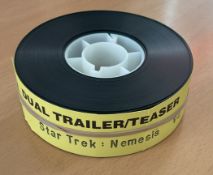 Star Trek Nemesis 35 mm Cinema Film trailer from National Screen, complete with Identifying Band,