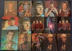 Star Trek, Star Trek Generations and Star Trek Deep Space 9 collection of 16 unsigned 10x8 colour