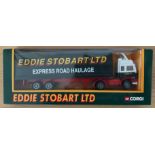 Eddie Stobart Volvo Container Truck by Corgi / Mattel Inc 1994, in its original packaging and with