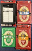 3 x Pub Trivia Quiz Games Sport, TV and Music by Burns and Porter / Paul Lamond Games for 2 to 20
