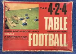 T. A. F 4-2-4 Table Association Football. Produced in Guernsey by T. A. F Sports games. Some content