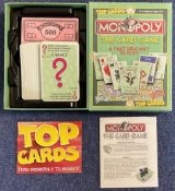 Monopoly The Card Game by Top Cards 2000 for 2 to 6 players ages 8 and up complete and in box good