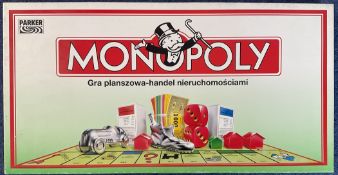 Monopoly Game. Monopoly in Polish language. Produced in 1993 in Ireland. All contents inside in