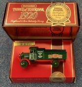 Limited Edition Die-Cast Boxed Model of Yeasteryear by Matchbox 1920 Leyland 3 Ton Subsidy Lorry (
