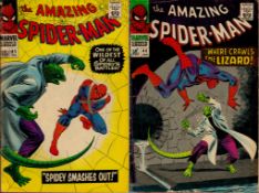 The Amazing Spider-Man by Marvel Comics Includes Vol 1 44 January 1967, Vol 1 45 February 1967,