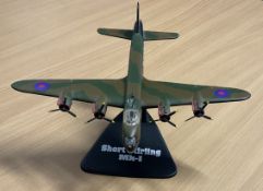 Short Stirling Mk-1 Die-Cast Model with Stand in good conditionWe combine postage on multiple
