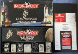 Monopoly U. S. Space Program Edition by Parker Brothers / Hasbro, unused complete and internal