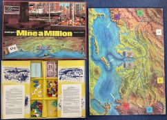 Mine A Million Board Game by John Waddington Ltd 1965, for 2 to 6 players appears to be complete