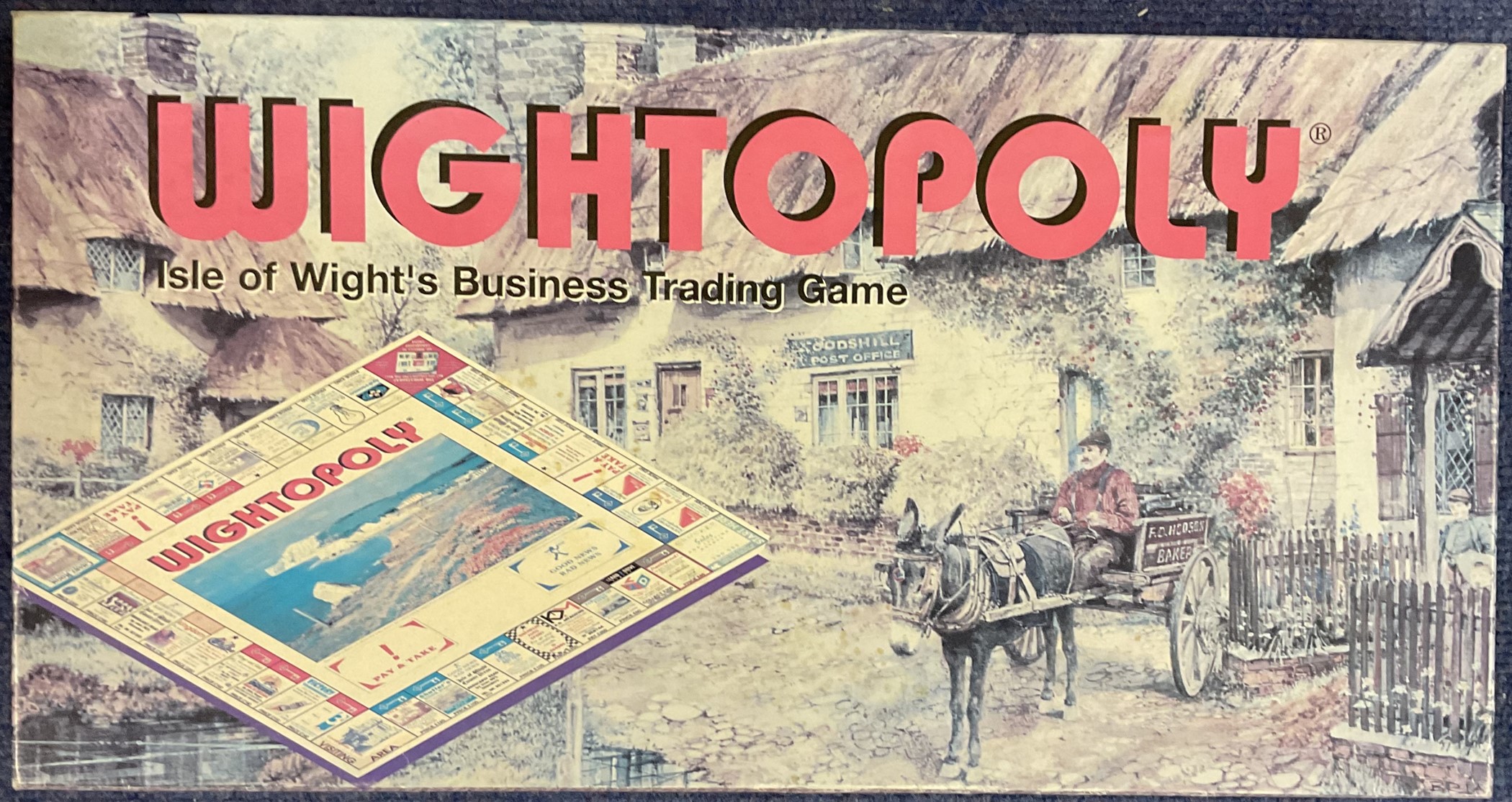 Wightopoly. Isle of Wight's Business Trading Game. Produced in 1998 in International Ltd