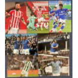 Modern Football Collection of 7 Signed 12 x 8 inch Colour Photos. Signatures include Steven
