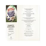 Alison Kervin signed hardback book titled 'Thirsty Bullies. A History Of The Rugby World Cup. ' A