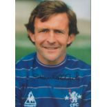 Football John Hollins signed Chelsea 12x8 colour photo. Good Condition All autographs come with a